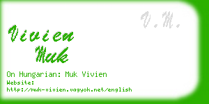 vivien muk business card